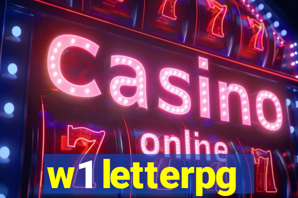 w1 letterpg